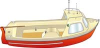 Saltwater fishing boats