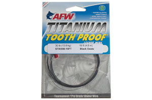 American Fishing Wire Titanium Tooth Proof Leader Wire