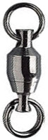 The ball bearing swivel is the one to use in high load situations.