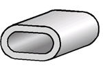 An oval section sleeve