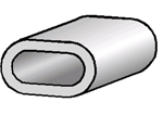 An oval section sleeve