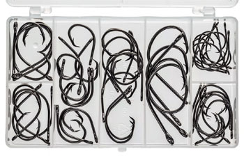 Offshore Angler Heavy Wire Circle Offset Hooks 45-Piece Kit