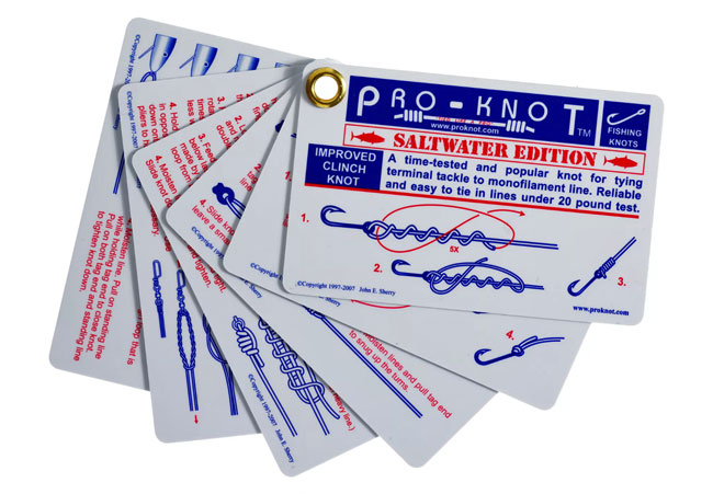 PRO-KNOT Saltwater Fishing Knot Cards