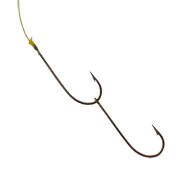 A different version of the stinger rig, in which the short length of connecting line is eliminated by connecting the two hooks directly together.